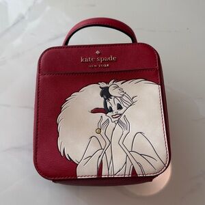 Kate Spade Red Mini Bag with Cruella Disney Design